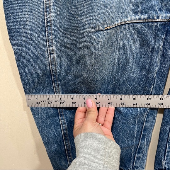 NWT We The Free Good Luck Mid-Rise Barrel Jeans Color: Ultra Light Beam size 25 - Picture 8 of 12